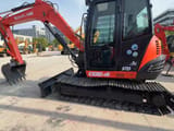 2022 Kubota KX080-4X crawler excavator, side view