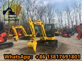 2023 Komatsu PC50MR mini excavator, front three-quarter view
