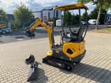 2026 Berger Kraus BK1000JS mini excavator, three-quarter rear view