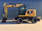 2017 Caterpillar M315F wheel excavator, side view