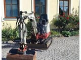2009 Takeuchi TB108 mini excavator front view
