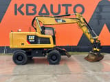 2016 Caterpillar M316F wheel excavator side view