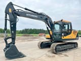 2025 Hyundai R140L crawler excavator, side view