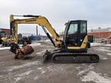 2018 Yanmar VIO80-1 mini excavator, side view