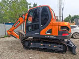 2022 Doosan DX75-9C mini excavator side view