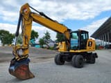 2018 Caterpillar M316F wheel excavator, side view