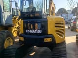 Komatsu PC55MR-5 mini excavator, rear view