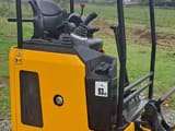 2023 JCB 18 Z-1 mini excavator side view of operator station
