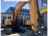 2024 Hyundai R220-9S crawler excavator, front three-quarter view