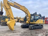 2023 Komatsu PC350 crawler excavator, side view