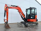 2020 Kubota KX037-4 mini excavator, side view