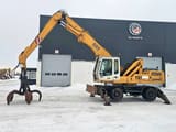 2000 Liebherr A924 Litronic wheel excavator, side view