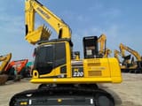 2024 Komatsu PC220 LC crawler excavator, side profile view