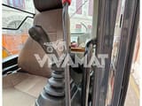2015 Kobelco SK75 mini excavator cab interior view