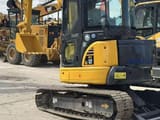 2024 Komatsu PC35MR-2 mini excavator, side view