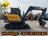 2023 Volvo EC60C mini excavator, side view