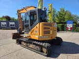 2017 CASE CX75C SR mini excavator, rear three-quarter view