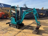 2015 Wacker Neuson EZ17 mini excavator, front three-quarter view