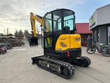 2025 Aipha TZ36U mini excavator, three-quarter front view