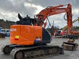 Hitachi Zaxis 135US crawler excavator, rear three-quarter view