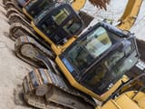 2024 Caterpillar 307E excavator, high-angle side view