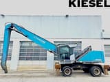 2018 Fuchs MHL350F material handler, side profile view