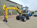 2015 Wacker Neuson 6503-2 wheel excavator, side view
