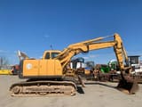 2007 New Holland E145 crawler excavator, side view