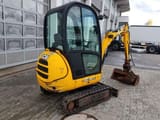 2011 JCB 8018 mini excavator, rear three-quarter view
