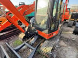 2018 Hitachi Zaxis 50U mini excavator, front three-quarter view