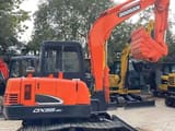 2022 Doosan DX55-9C mini excavator, side view