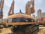 Caterpillar 330C crawler excavator, rear three-quarter view