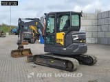 2021 Volvo ECR50F mini excavator, rear three-quarter view