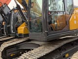 2026 XCMG XE215GA crawler excavator, close-up of cab and tracks