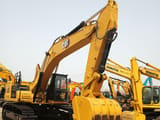2023 Caterpillar 336GC crawler excavator, front three-quarter view