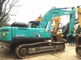 2017 Kobelco SK350LC-8 crawler excavator side view