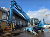 2009 Fuchs MHL335 material handler, side view