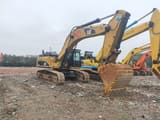 2022 Caterpillar 349DL crawler excavator, side view