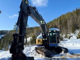 2016 Volvo ECR235EL crawler excavator, front three-quarter view