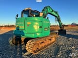 2016 Kobelco SK75SR-3E crawler excavator, rear three-quarter view