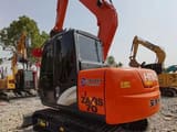 Hitachi Zaxis 70 crawler excavator, rear three-quarter view