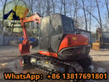 2023 Kubota KX080-4 mini excavator, side view