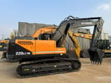 2022 Hyundai R220LC-9S crawler excavator, side profile view