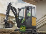 2026 Volvo EC15E crawler excavator, side view