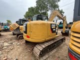 2019 Caterpillar 308E mini excavator, rear three-quarter view