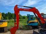 2023 Hitachi ZX30 mini excavator boom and bucket view