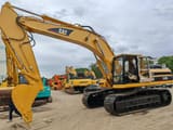 2018 Caterpillar 330BL crawler excavator, side profile view