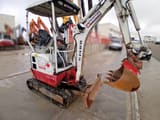 2019 Takeuchi TB215R mini excavator, side view