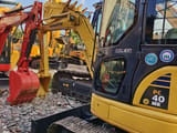 2024 Komatsu PC40 MR mini excavator, side view