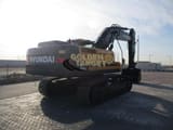 2023 Hyundai HX360L crawler excavator, rear three-quarter view